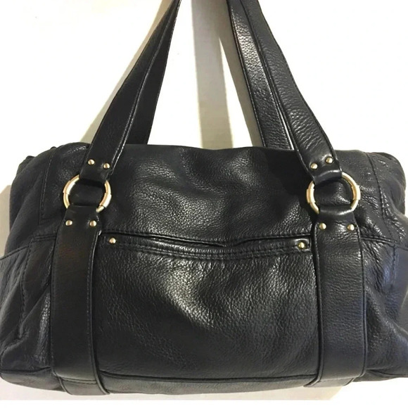 Michael Kors black leather shoulder handbag - Picture 2 of 12